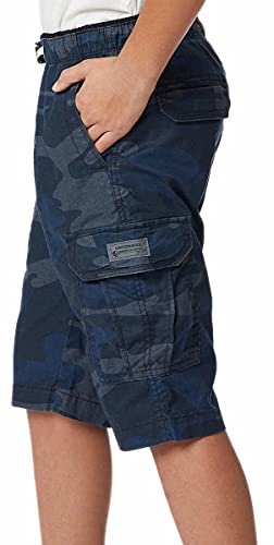 Unionbay Youth Cargo Short (Navy Camo, Medium) #TOP2
