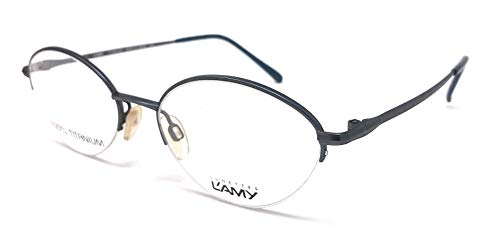 Gafas de vista de titanio L'Amy Taveena monturas ópticas azul mujer cómodas ligeras