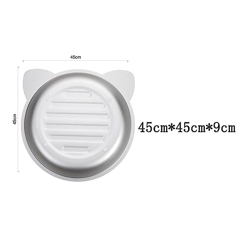 ＫＬＫＣＭＳ de alumínio para de gato de estimação de verão para decoração de casa com formato côncavo e,