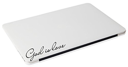 Laptop Sticker - #2 God Is Love Religious Funny Decal - Matte Black Skins Stickers #TOP5