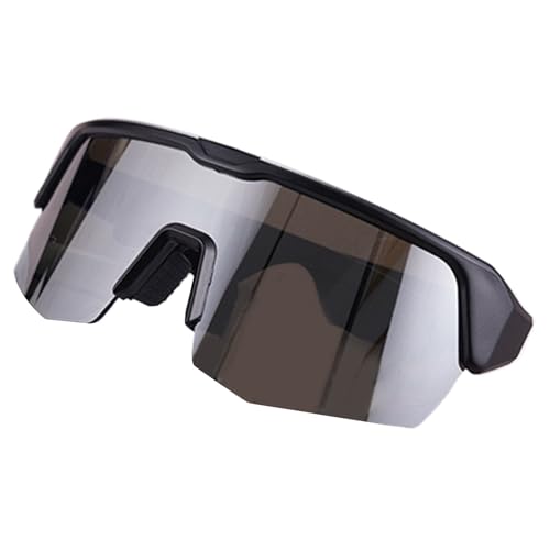 Gafas inteligentes, gafas de sol con altavoz integrado, control de voz inalámbrico, protección UV, para música, vídeo, seguridad, al aire libre, viajes, conducción, trabajo, fitness, moda, NEGRO