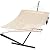 SUNCREAT Hammock with Stand Two Person Cotton Rope