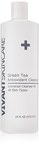 Vivant Skin Care Green Tea Antioxidant Cleanser, 16 Ounce