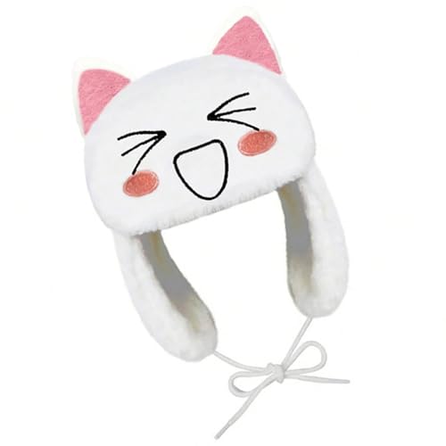 Chapeau Ushanka femme chaud en peluche et taille réglable