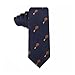 AUSCUFFLINKS Chicken Lover KFC Fried Chicken Tie for Him | Drumstick Hot Food Skinny Neckties | Present for Work Colleague | Bday Gift for Guys