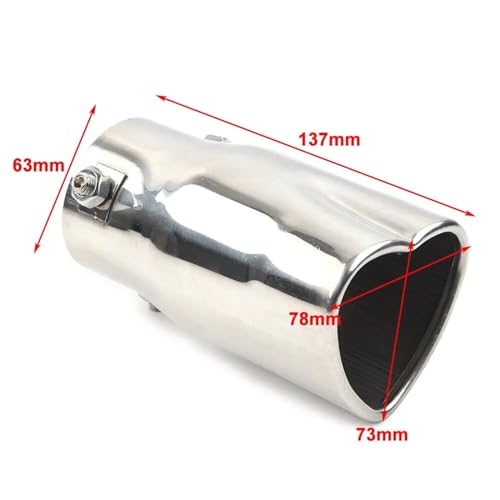 Queue d'échappement en acier inoxydable brillant pour customiser son auto - 2