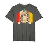 Schapendoes Hund Mit Sonnenbrille Retro T-Shirt