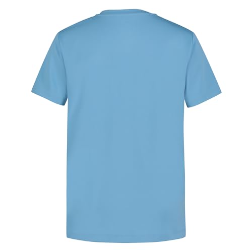 Image of Messi Boys' Lifestyle Short Sleeve Top, Loose-Fit Shirt with Logo, Comfortable, All-Day Wear