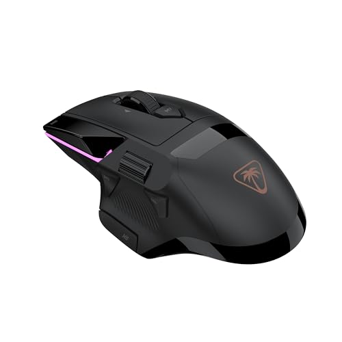 Image of Turtle Beach Command Series MC5 Wireless 8K Customizable RGB Gaming Mouse | Owl‑Eye 30K DPI Optical Sensor, Rechargeable 35-Hr Battery, 4D Scroll Wheel, Optical Switches, RGB, 35‑Hour Battery, Black
