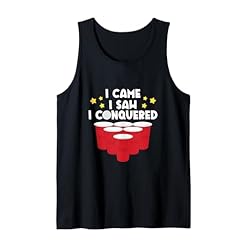"Buy Your Conquer the Party Beer Pong Tank for Beer Enthusiasts Today" – I Came I Saw I Conquered