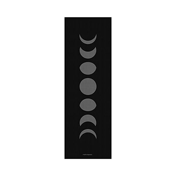 Retrospec Pismo Yoga Mat for Men & Women - 72” x 24” x 5mm - Extra Long Non Slip Exercise Mat for Yoga, Pilates, Stretching, Floor & Home Workouts - Lunar