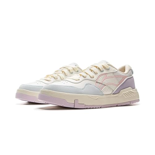 LI-NING Common 80S Women Casual Shoes Cloud-Soft Comfortable Minimalist Sneakers Daily Wear AGCV2082