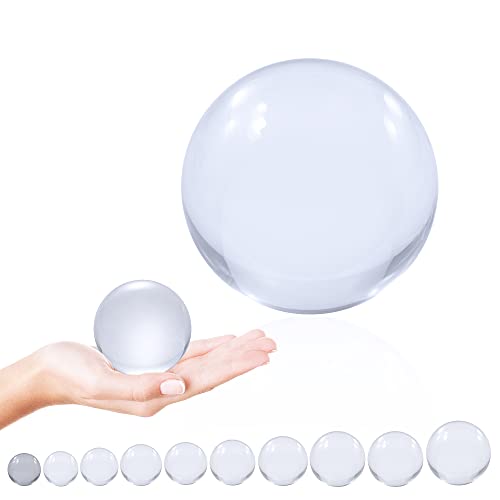 Juggle Dream Bola de Malabares de Contacto de Acrílico Transparente (60 mm) - Bolas de Rendimiento de Manipulación