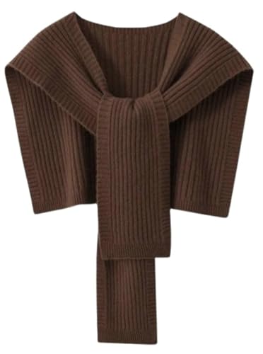 Wool Knit Shawl with Vertical Stripes Lightweight Shawls and Wraps Cozy Scarf Cape Stylish Layer for All Seasons