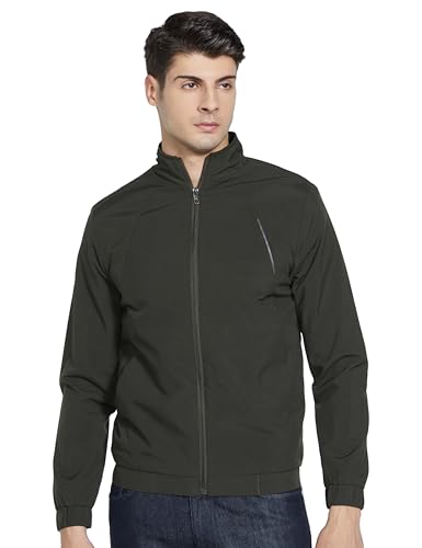 Image of Qube by Fort Collins Men's Windcheater, Lightweight, Windproof Polyester Standard Length Jacket for Year-Round Casual & Daily Use