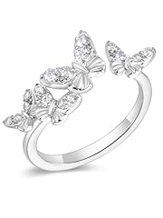 Four Butterfly - Elegant White Gold