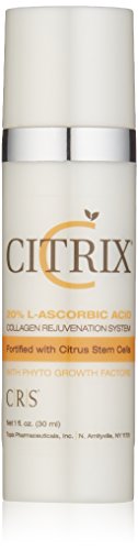 Citrix 20% L-Ascorbic Acid Collagen Rejuvenation Serum with High Potency Vitamin C and Collagen, 1 oz