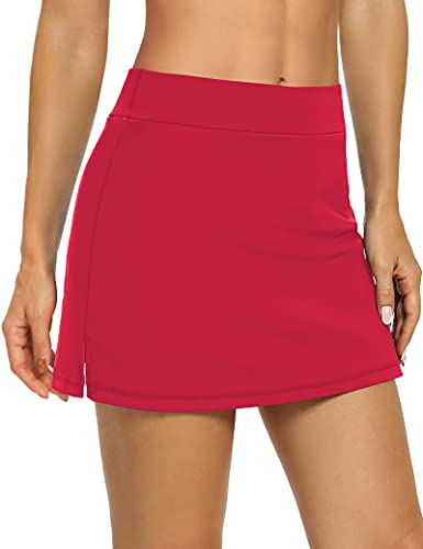 Image of LouKeith Tennis Skirts for Women Golf Athletic Activewear Skorts Mini Summer Workout Running Shorts with Pockets