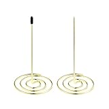 NUOBESTY Desk Receipt Holder, Bill Fork Spike Stick Straight Rod Paper Memo Holder Check Spindle for...