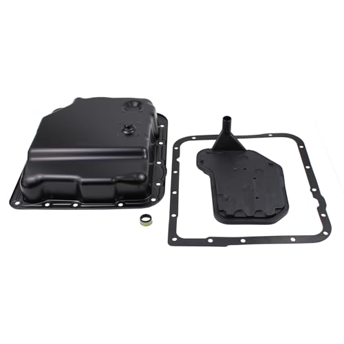 DriveFix Automatic Transmission Oil Pan with Drain Plug Trans Filter and Gasket Set for 4L60-E 4L65-E 4L70-E