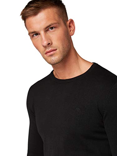 TOM TAILOR Herren Basic Strickpullover mit Crewneck
