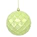 Vickerman 475140-4.75" Celadon Shiny Diamond Bauble Christmas Tree Ornament (4 pack) (N174254D)