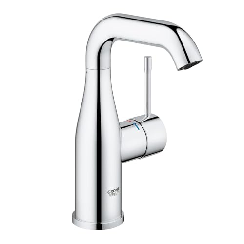 Grohe Essence Mitigeur Lavabo monocommande Taille M, Chrome, 23463001 (Import Allemagne)