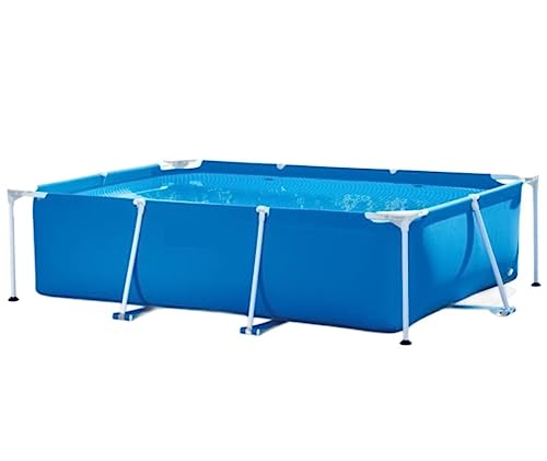 OUYUE Planschbecken Schwimmbad Großer Swimmingpool mit Halterungen, oberirdischer Familienpool, Erwachsene können ohne Abdeckung und Boden Schwimmen Planschbecken für Gärten