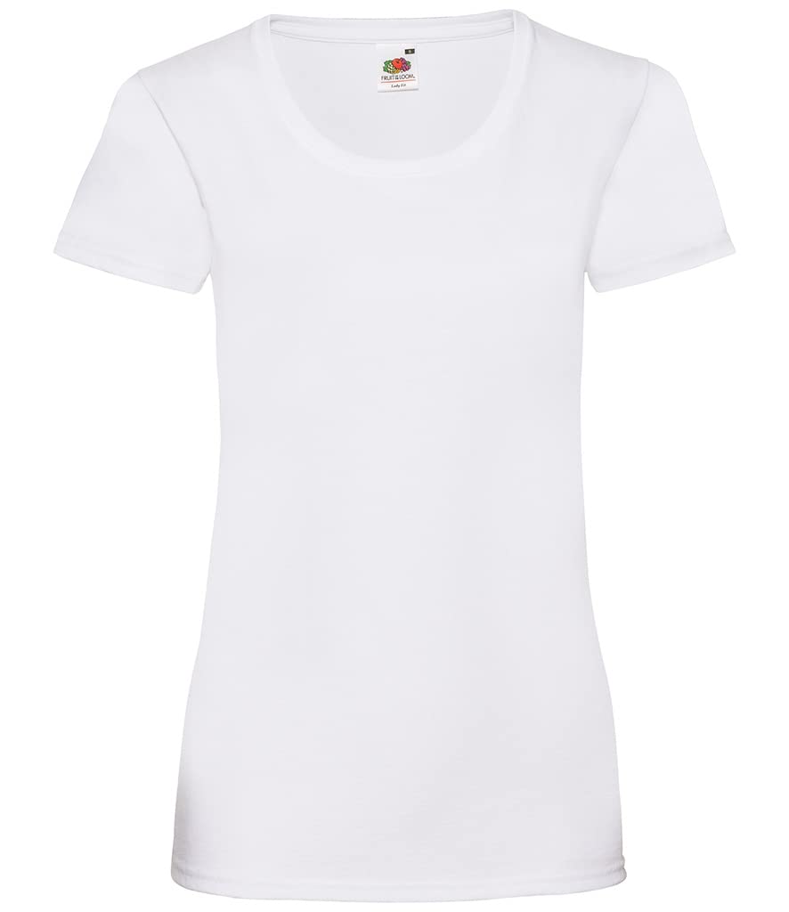 Fruit of the Loom Valueweight 5 Pack, T-Shirt Donna