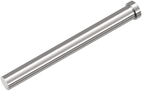 uxcell Straight Ejector Pins, 20mm (25/32") Dia. 65Mn Steel Round Tip Punch 200mm (8") Long for Mechanical Maintenance