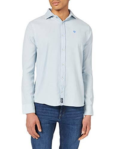 NORTH SAILS Chemise Slim Homme avec Col Away et Manches Longues