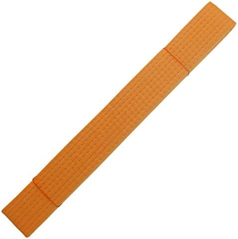 Solid Rank Karate Martial Arts and TaeKwonDo Belts (Orange, 5)