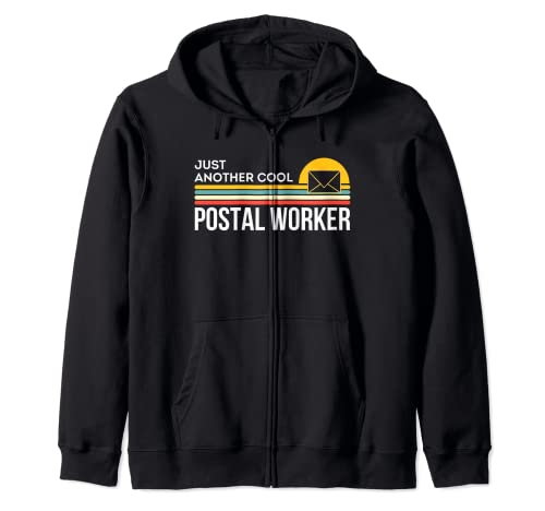 Postal Worker Service Mail Carrier Apparel Felpa con Cappuccio