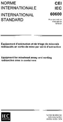 IEC 60600 Ed. 1.0 b:1979, Equipment for minehead assay and sorting radioactive ores in containers Paperback โ August 19, 2007