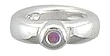 Taufring Kettenanhänger mit synt. Rubin aus 925 Silber Material: Silber Motiv: Taufring Breite: 2,7 mm Durchmesser: 9,6 mm Steinbesatz: synt. Rub Gewicht: 3,6g