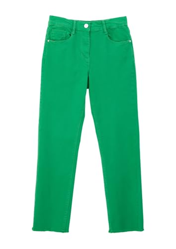 Denim coloré s.Oliver coupe droite raccourcie pour filles en jean stretch
