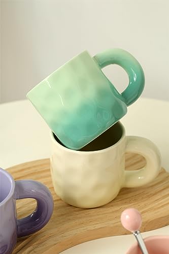 Coupe Chubby Dégradé Vert TREEWOO pour sublimer votre table de salon - 4