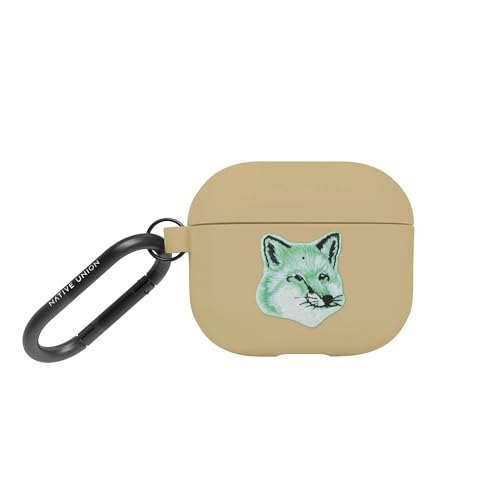 ���]���L�c�l (MAISON KITSUNE) x �l�C�e�B�u���j�I�� (NATIVE UNION) Monochrome Fox Head�yAirpods ��3���� ��p�P�[�X�z (�x�[�W��) [���s�A���i]