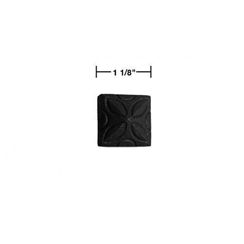 Renovators Supply 4 1/4 Inch Clavos Decorative Nail Black Wrought Iron Barn, Gate, Shutter Or Door Clavos Square Head Rustic Nail Powder Coat Finish Home Hardware Pack Of 6 #TOP1