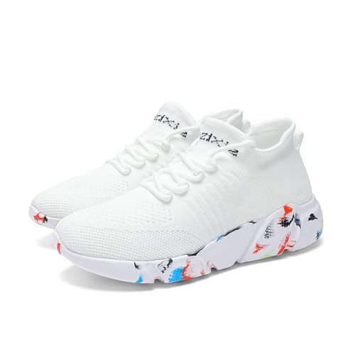 LIBINXIF Womens & Mens Light Breathable Fashion Slip Resistant Sneakers - Comfortable Walking & Running Shoes4