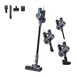 Tower T513007 VL25 Pet Anti-Tangle Corded Stick Vacuum Cleaner with Cyclonic Suction, HEPA Filter, 1L Capacity, 6m Power Cable, 600W, Black & Silver