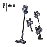 Tower T513007 VL25 Pet Anti-Tangle Corded Stick Vacuum Cleaner with Cyclonic Suction, HEPA Filter, 1L Capacity, 6m Power Cable, 600W, Black & Silver