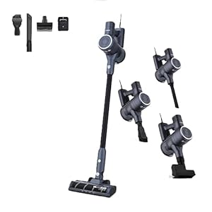 Tower T513007 VL25 Pet Anti-Tangle Corded Stick Vacuum Cleaner with Cyclonic Suction, HEPA Filter, 1L Capacity, 6m Power Cable, 600W, Black & Silver