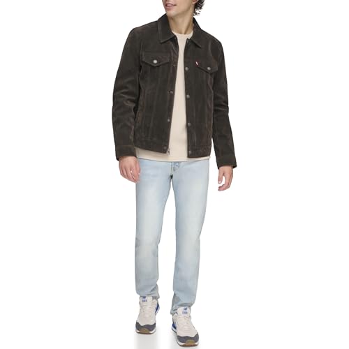 Image of Levi's Men's Faux Leather Classic Trucker Jacket