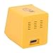 Bitcoins Miner, 1.54 Inch Smart Display Crypto Miner Lottery Mining Device, 1060 KH/s BTC Mining Machine with Desktop Clock Function (Yellow)