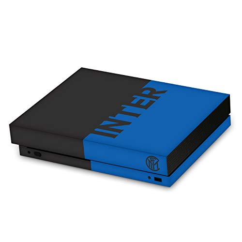 Skin Inter Milan pour Xbox One X autocollant vinyle de protection Head Case Designs