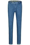 MEYER Pantalon Homme Oslo High Performance - 1-4122 Light-Blue - Chino de Voyage en Denim Coolmax
