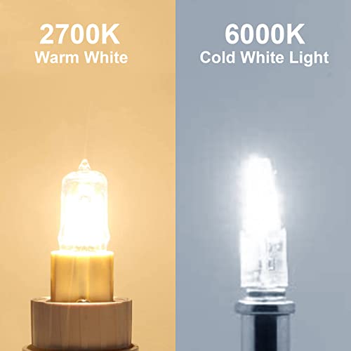 Jaenmsa G9 Halogen Light Bulbs, 12 Pack 25 Watt 120V G9 Bulb 2 Pin Base Jcd Type, Dimmable T4 Bi-Pin Xenon Small Light Bulb For Range Hood Light, Microwave Oven, Bathroom Light Bulbs, Chandeliers… #TOP5