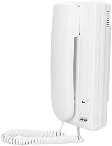 ORNO Fossa Gegensprechanlage 1 Einfamilienhaus für Unterputz 4-Draht 230 V AC Nachname Hintergrundbeleuchtung(Gegensprechanlage)