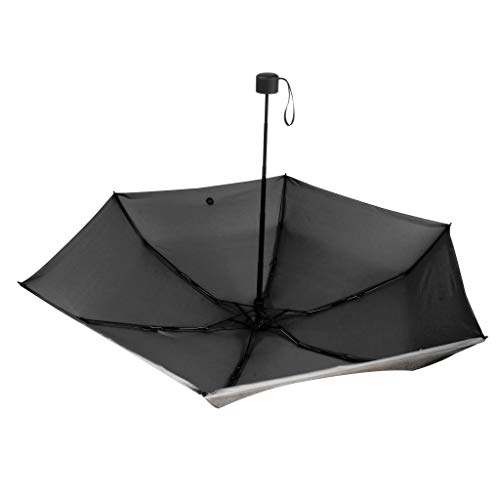 homozy Pequeno mini guarda-chuva luz design perfeito para viagens de pouco peso portátil guarda-sol